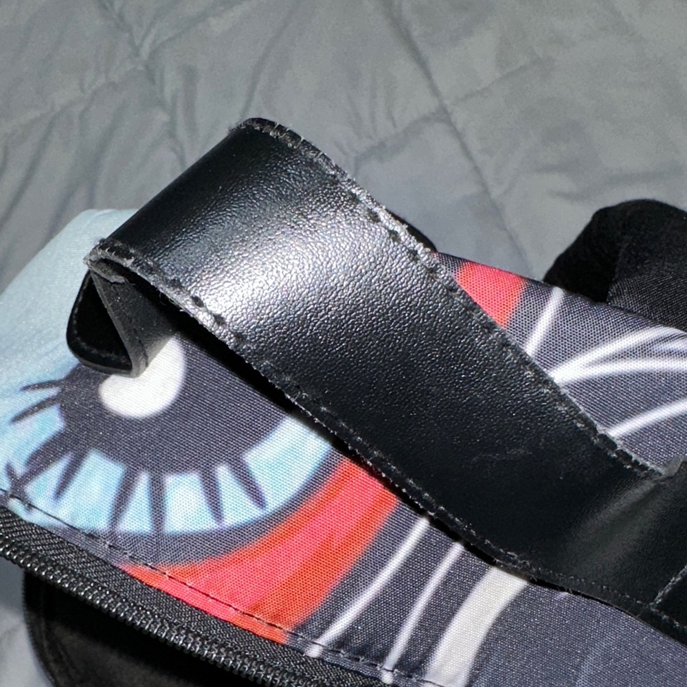Loungefly Nightmare Before Christmas Black Backpack w/ Jack Skellington & Sally - Picture 7 of 7